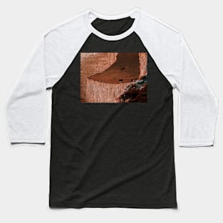 Cows on the edge of the cliff, The Seven Sisters, Sussex Baseball T-Shirt